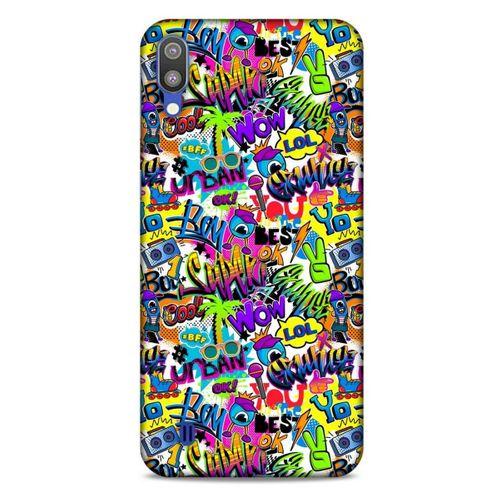 Graffitix (22) Desenli Silikon Kapak Samsung Galaxy M10 Kılıf