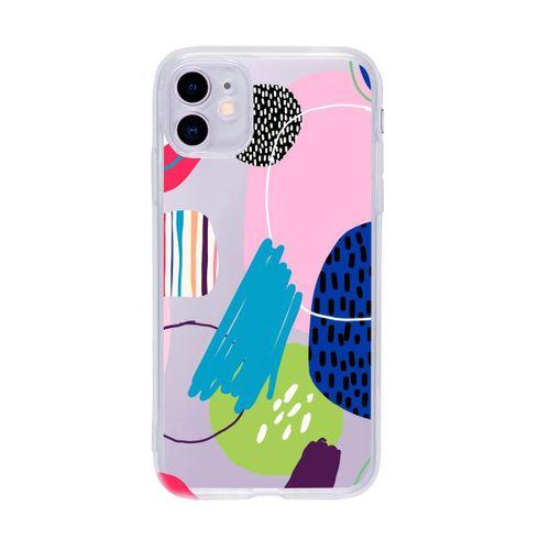 iPhone 11 Art Design Desenli Premium Şeffaf Silikon Kılıf