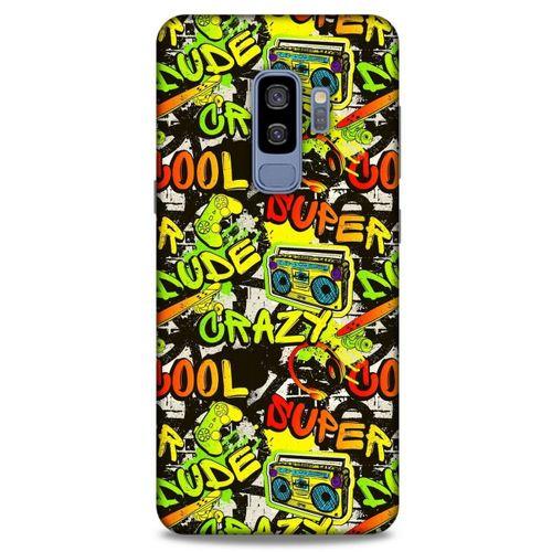 Graffitix (28) Desenli Silikon Kapak Samsung Galaxy S9 Plus Kılıf