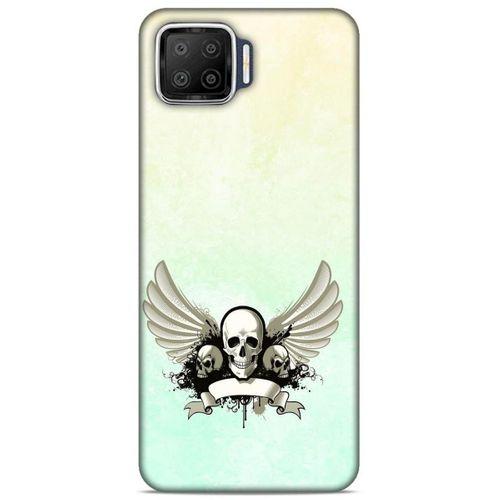Lopard Oppo A73 Uyumlu Kılıf Tattoo's (8) Baskılı Kılıf Yeşil Beyaz
