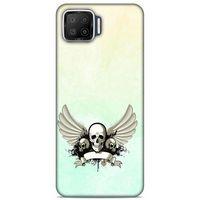Lopard Oppo A73 Uyumlu Kılıf Tattoo's (8) Baskılı Kılıf Yeşil Beyaz