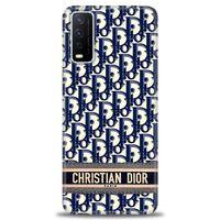 Vivo Y20S Kılıf HD Baskılı Kılıf - Christian Dior + Tam Ekran Koruyucu