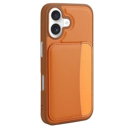 Apple iPhone 16 Kılıf Kartlıklı Zore X-Kart Silikon Kapak