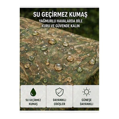 Otomatik Kabin Giyinme Çadırı 120x120x190 Cm Üst Havalandırma Yan Pencereli Duş & Wc Çadırı