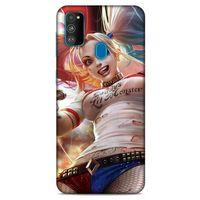 Samsung Galaxy M30s Uyumlu Kılıf Harley Quinn (16) Kalın Kılıf Karolina mavisi