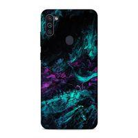 Samsung Galaxy M11 Kılıf Dagilmis Murekkep Arka Kapak Silikon Koruma Full Koruyucu