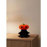 Cadılar Bayramı Temalı Balkabağı Figür 9cm Dekor Objesi