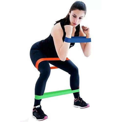 Pilates Squat Aerobik Direnç Lastiği 5 Li Paket