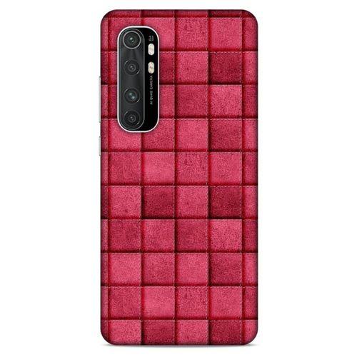 Xiaomi Mi Note 10 Lite Kılıf Patchwork (29) Arka Koruma Kılıfı Pembe