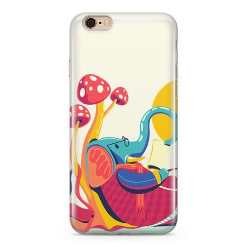 Apple iPhone 6 6s Kılıf Entel Fil Arka Kapak Koruma Desenli Full Koruyucu