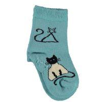 Bibaby Biorganic New Cats Yaş Soket Çorap 68424 Yeşil