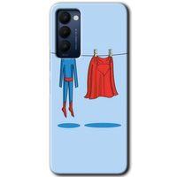 MRCİLETİSİM Tecno Camon 18P Kılıf HD Desen Baskılı Arka Kapak+Temperli Cam - İzin Günü