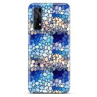 Oppo Realme 7 Kılıf Baskılı Özel Seri Taşlı (17) Tasarım Kılıf