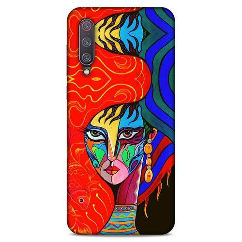 Lopard Xiaomi Mi 9 Uyumlu Kılıf Sürreal Yüzler ♀ (10) Full Koruma Kılıfı Desenli
