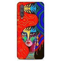 Lopard Xiaomi Mi 9 Uyumlu Kılıf Sürreal Yüzler ♀ (10) Full Koruma Kılıfı Desenli