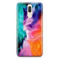 Huawei Mate 10 Lite Kılıf Perdeler Arka Kapak Koruma Desenli Full Koruyucu