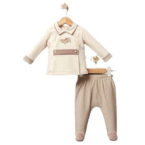 Tongs Baby Tongs Baby Airplane Zıbın Takım 5235 Kahverengi