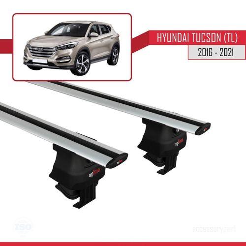 Hyundai Tucson (TL) 2016-2021 Arası ile uyumlu ACE-4 Ara Atkı Tavan Barı GRİ