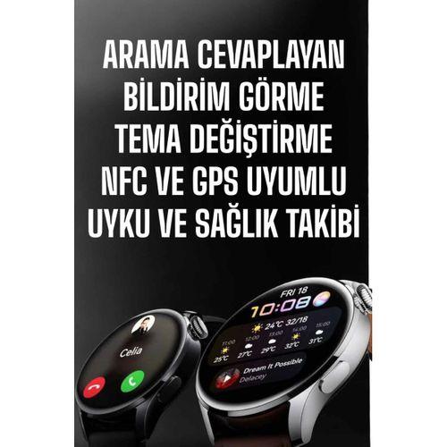 Akıllı Saat Bildirim Görme Amoled Ekran Gps Uyumlu Sesli Görüşme