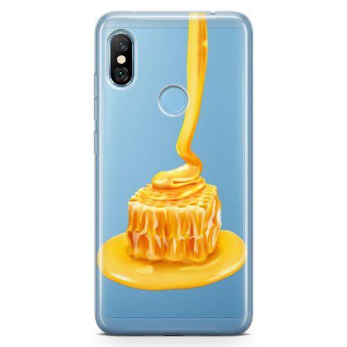 Xiaomi Redmi Note 6 Pro Kılıf Balparmak Karamel Arka Kapak Koruma Desenli Full Koruyucu