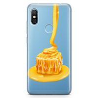 Xiaomi Redmi Note 6 Pro Kılıf Balparmak Karamel Arka Kapak Koruma Desenli Full Koruyucu