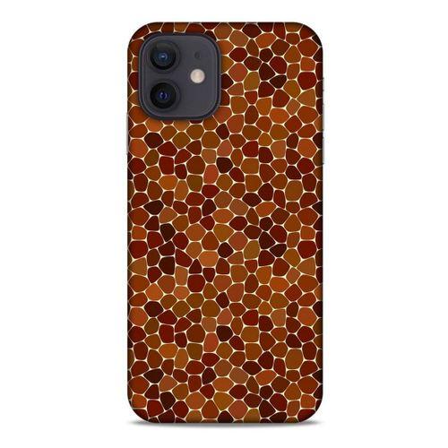 Apple iPhone 12 Kılıf Baskılı Özel Seri Taşlı (13) Silikon Kap