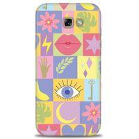 Samsung Galaxy A7 2017 / A720 Kılıf HD Baskılı Kılıf - Tek Göz + Tam Ekran Koruyucu