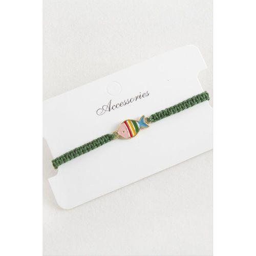 Balık Makrome Örgülü Bileklik