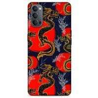 Oppo Reno 4 Kılıf Dragons (30) Silicone Case Ejderha Cizimi