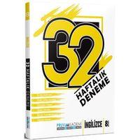 8. Sınıf İngilizce 32 Haftalık Deneme Pruva Akademi