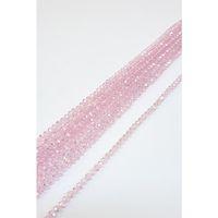 Açık Pudra Kristal Boncuk 6 Mm