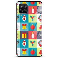 Samsung Galaxy A12 Kılıf Yılbaşı Süsleri (24) Darbe Emici Kılıf