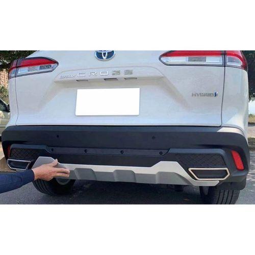 Toyota Corolla Cross 2022 Sonrası Arka Tampon Koruma Difüzör (İthal)