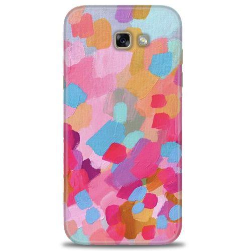 Samsung Galaxy A7 2017 / A720 Kılıf HD Baskılı Kılıf - Palet + Tam Ekran Koruyucu