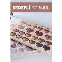 28'li Sedefli Shine Kalp Far Paleti - 2'li Set