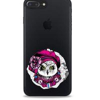 Zoologix (91) Apple Iphone 7 Plus Şeffaf Kılıf Silikon Desenli