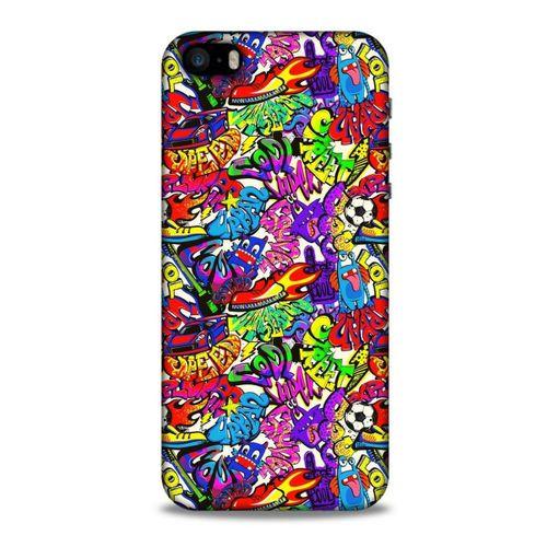 Graffitix (45) Desenli Silikon Kapak Apple Iphone 5S Kılıf