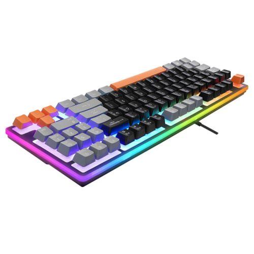 ACER eMachines, EAK216, Siyah, USB Kablolu, Rainbow Backlight, Membran Renkli Tuşlar, Türkçe Q, 90 Tuşlu, Gaming Klavye