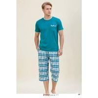 Yazlık Ekose Desenli Kapri Pijama Takımı  21592