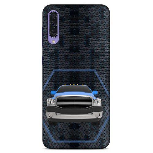 Lopard Samsung Galaxy A50s Uyumlu Kılıf PickUpX (8) Baskılı Kılıf Gece Mavi