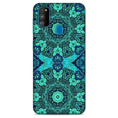 Samsung Galaxy M30s Uyumlu Kılıf Mavi Delisi (33) Hybrid Kılıf Cami