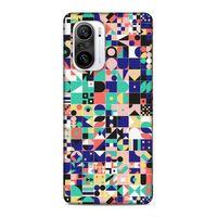 Xiaomi Redmi K40 Uyumlu Kılıf Insomnia (40) Fit Silikon Kılıf Minik Kareler