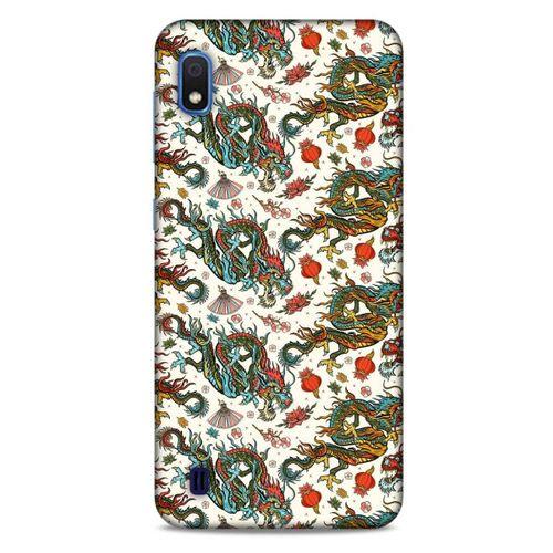 Samsung Galaxy A10 Kılıf Dragons (20) Koruyucu Kılıf Ejderha Japon