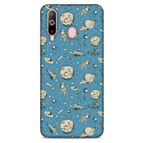 Samsung Galaxy A60 Uyumlu Kılıf Mavi Delisi (27) Tasarımlı Kılıf Yıldız