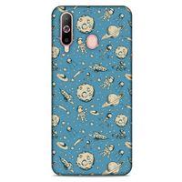 Samsung Galaxy A60 Uyumlu Kılıf Mavi Delisi (27) Tasarımlı Kılıf Yıldız