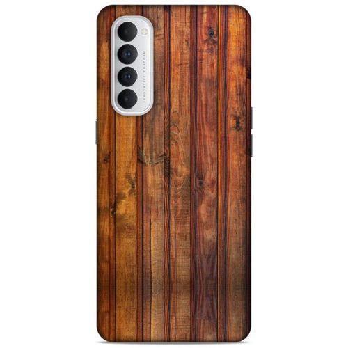Lopard Oppo Reno 4 Pro Uyumlu Kılıf Wood'X (10) Full Koruma Kılıfı Desenli