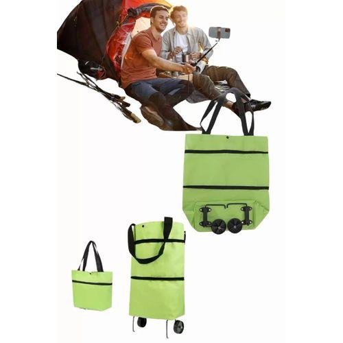 Pazar Çantası Tekerlekli Katlanır Pazar Arabası Çanta Market Alışveriş Arabası