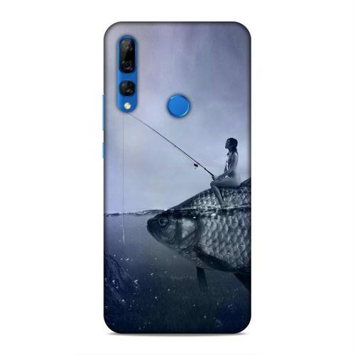 Huawei Y9 Prime 2019 Kılıf Balikci Kiz Arka Kapak Silikon Koruma Full Koruyucu
