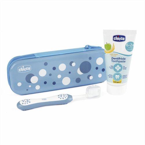 Chicco Chicco Diş Fırçası Seti 6+ Ay Blue