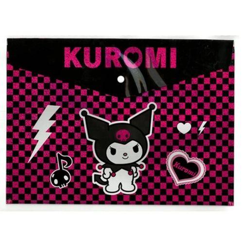 Kuromi Çıtçıtlı Dosya A4 - 2 adet